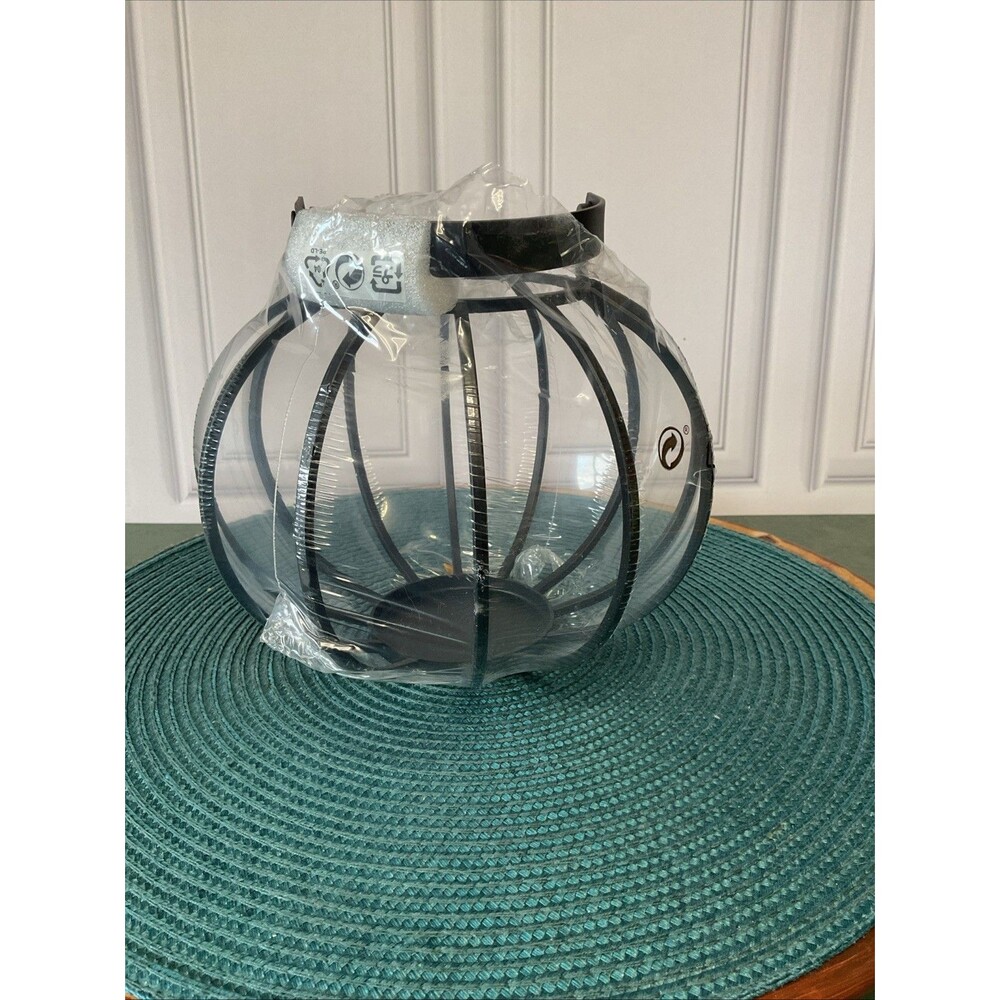 Ikea FORUNDERLIG 7 " Candle holder metal, black - NEW
